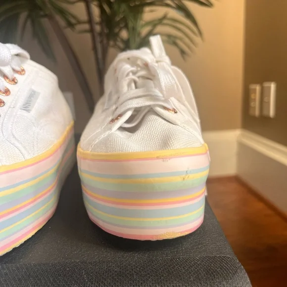 ✨ Rainbow Platform Superga Sneakers✨ - Picture 3 of 13